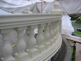indoor baluster voor trappen, traditionele polyurethaan trap balustrade, Duurzaam mooie decoratieve bacony balustrade baluster, evironment-friendly outdoor baluster
