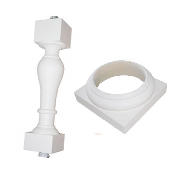 polyurethane material roman square pillars design