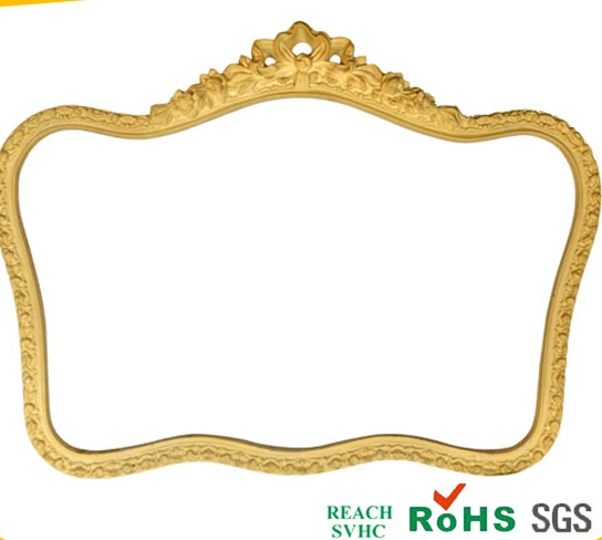 polyurethane mirror frame, wood frames, cheap mirror frames, pu mirror frame