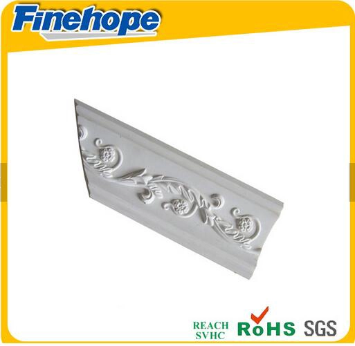 corniche en mousse PU, mousse de moulage en polyuréthane, conception de corniche de plafond en mousse rigide en polyuréthane