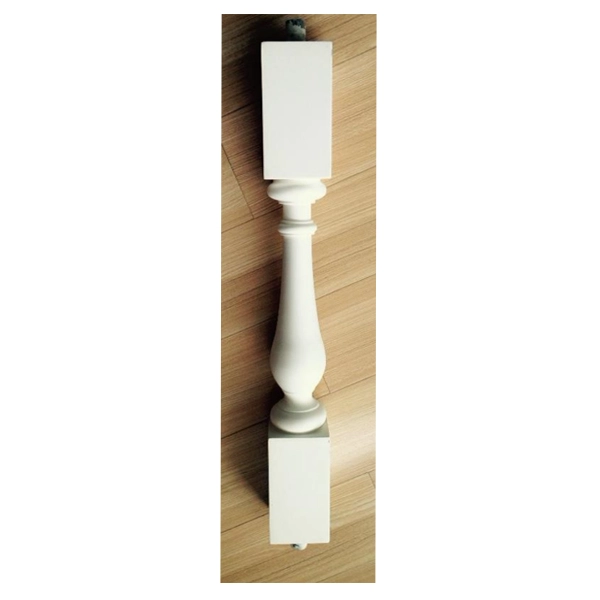 white color polyurethane stair balustrade, universal baluster, polyurethane home decoration baluster, square pu baluster