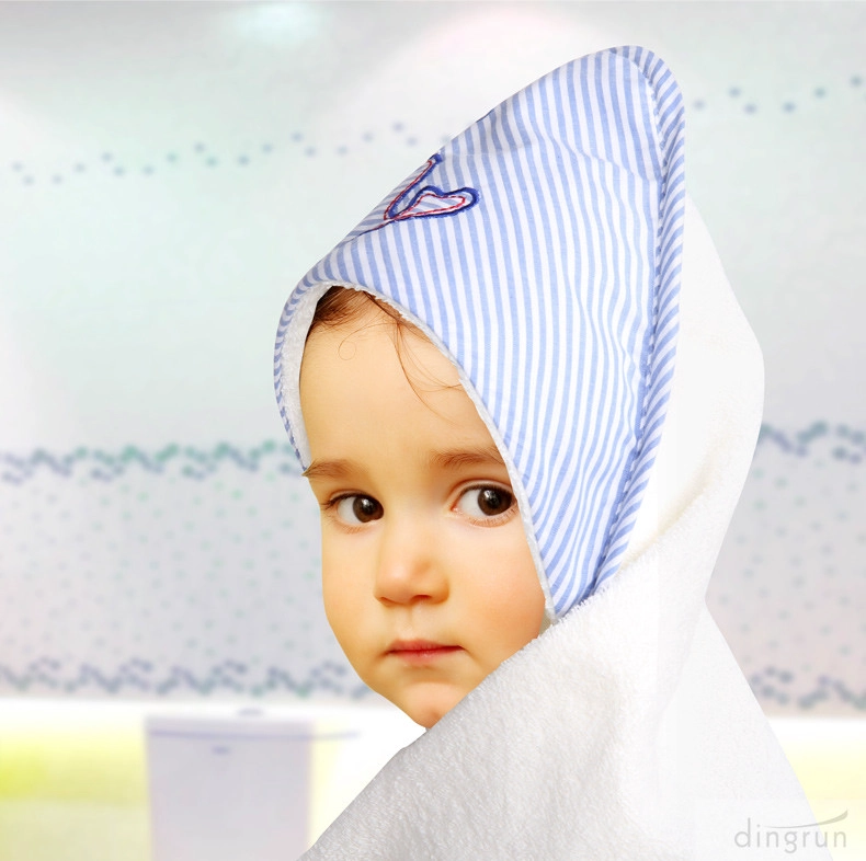 100% cotton baby hooded bath towels