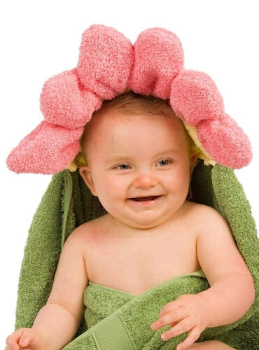 100% cotton children hooded towel