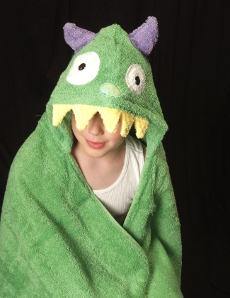 100% cotton children hooded towel