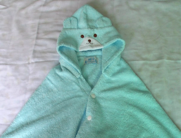 100% cotton kid hooded towel