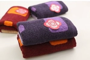100% cotton soft jacquard towels