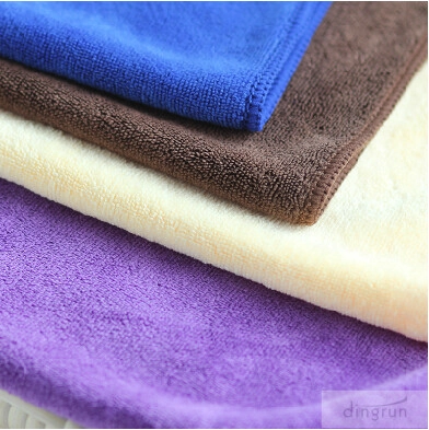 100% cotton thicker solid color microfiber face towel