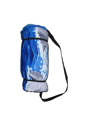 Reactive printing beach towel with pillow