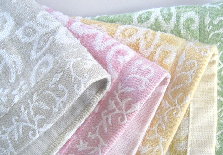 2014 new style high quality cotton jacquard towels