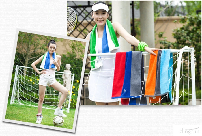 2015 new design cotton sport towel