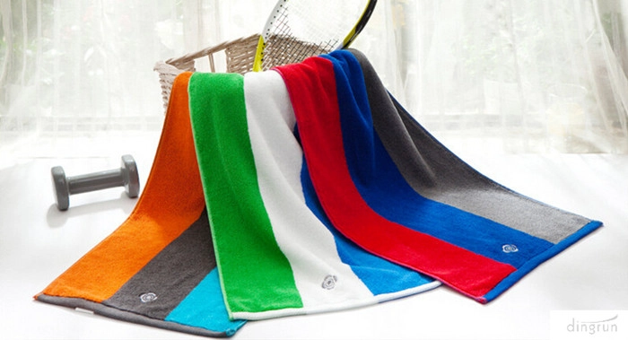 2015 new design cotton sport towel