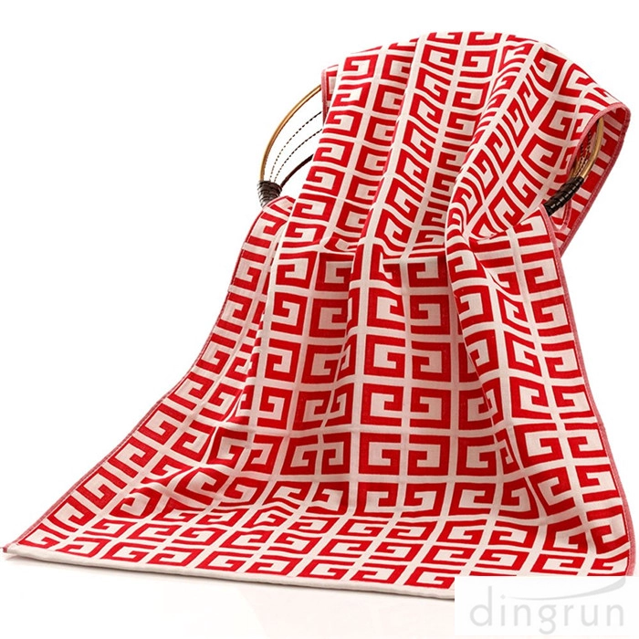 3-Layer Jacquard Decorative Bath Towel