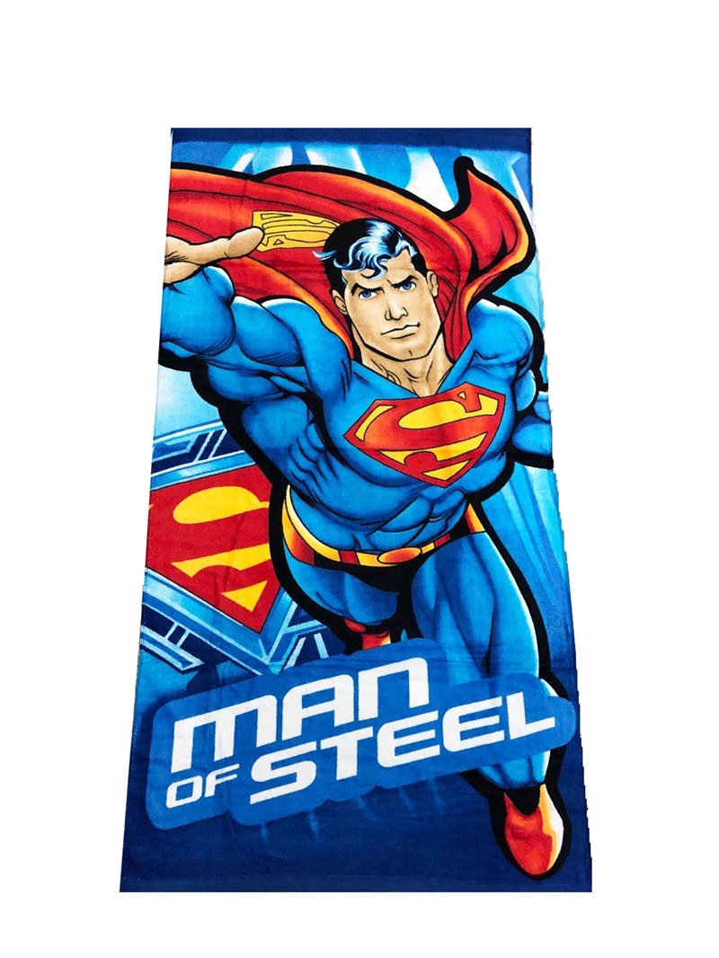 Bath Towel Cartoon Children 100% cotton Reactive Print Disney Marvel Beach Towel