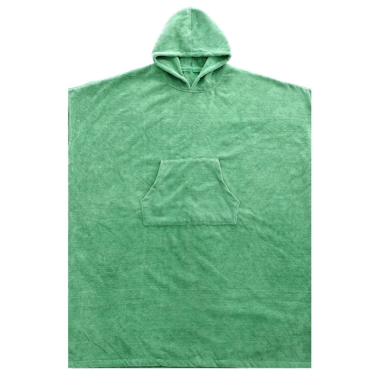 Beach towel with hooded towel and 100% cotton poncho