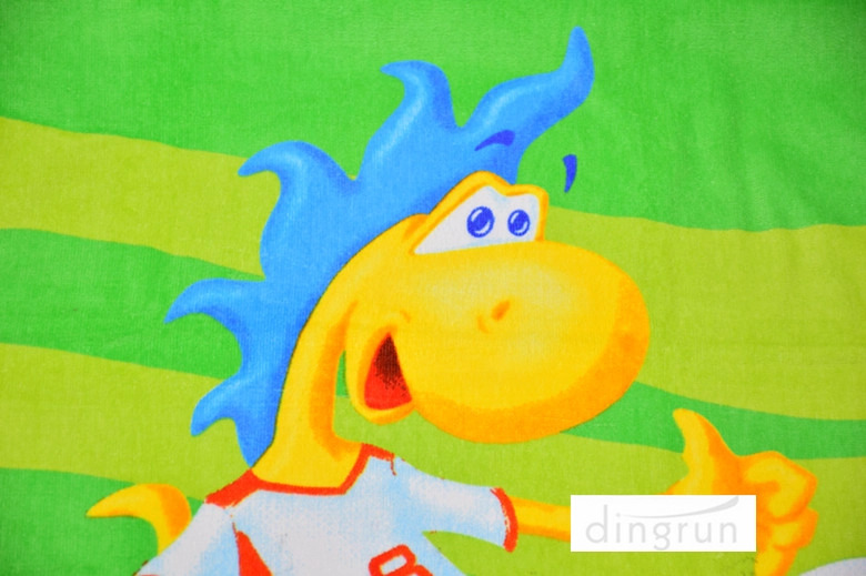 Cartoon Ontwerp Gedrukte Beach Custom Towel For Kids