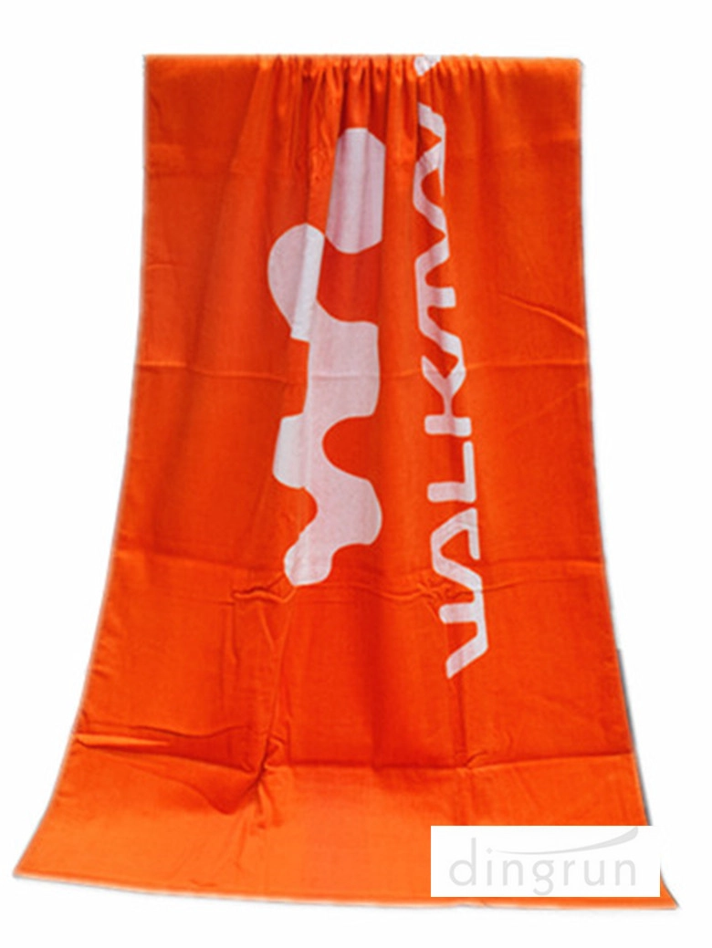 Katoen Aangepaste Double Side Printed strandlaken 70 * 140cm