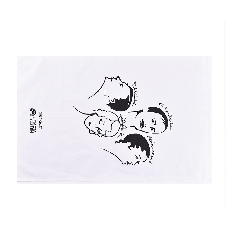 Custom Linen Cotton Print Tea Towel