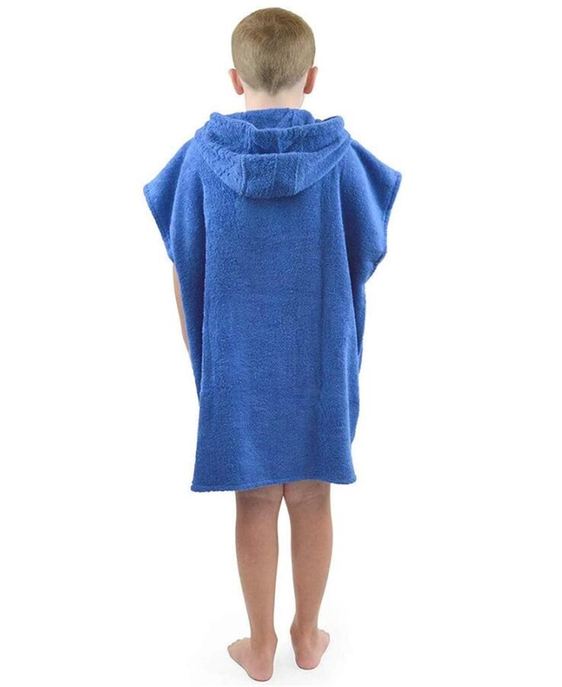 Custom Surf Microfiber Hooded Poncho Beach Towels for Kids Hooded Towel for Teen Soft Flannel Changing Robe