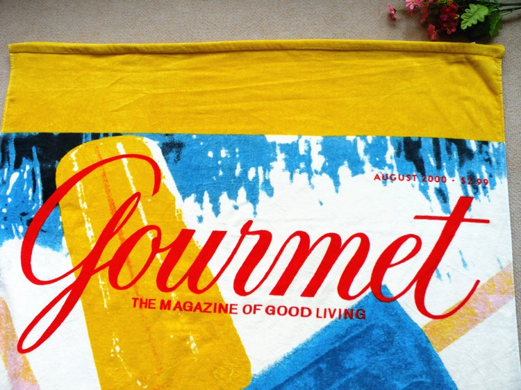 Double side Printing Beach Towel, Reactive Printing Beach Towel,