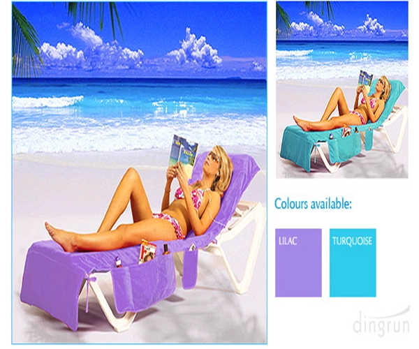 Folding fashionable beach towel bag