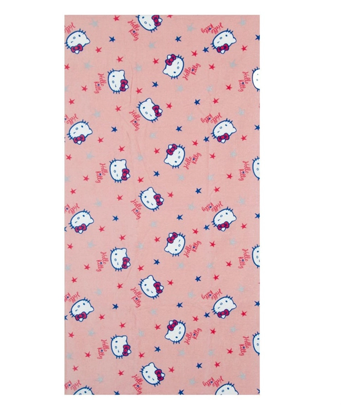 Hello Kitty Logo Sunny Times Beach Towel