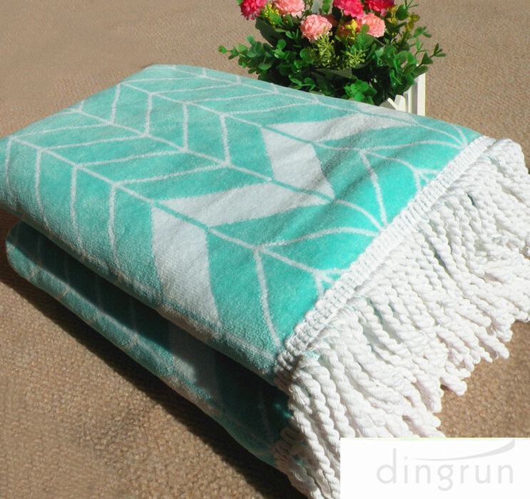 Large Beach Towel with Tassel