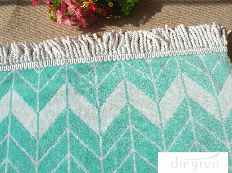 Large Beach Towel with Tassel
