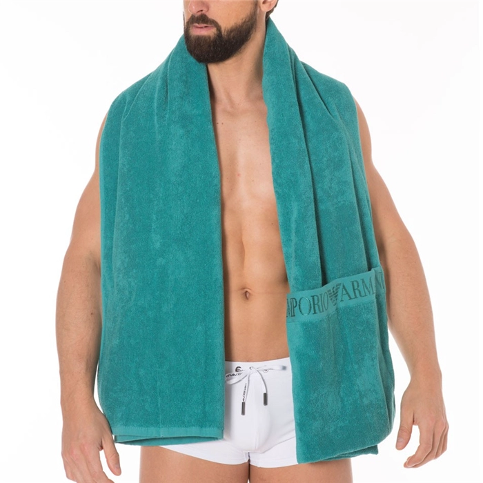 Miami Heat Beach Towel Carribean Green