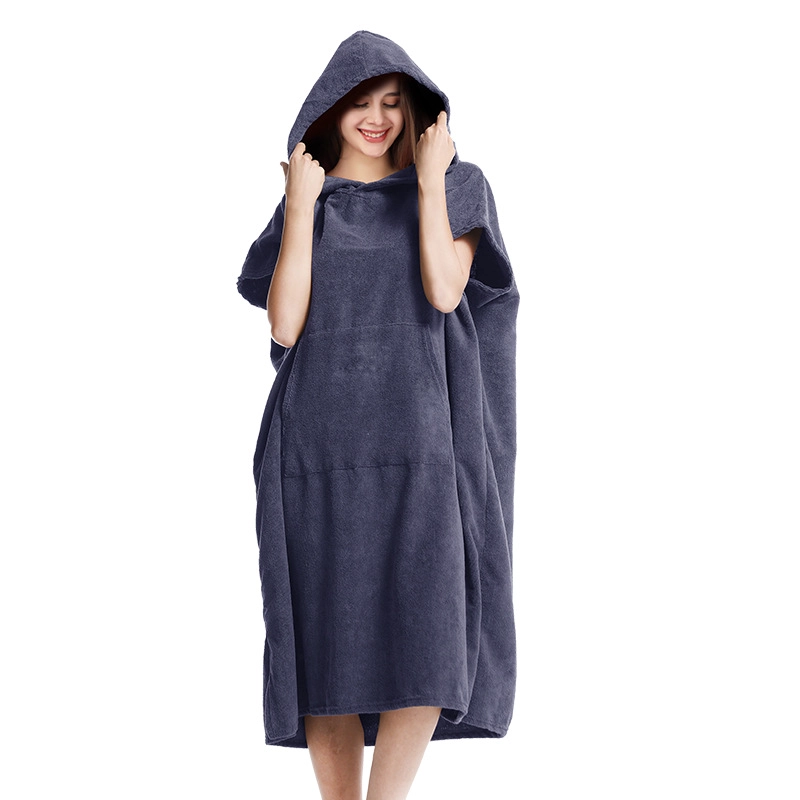 Microfiber Beach Towel Hooded Surf Poncho Microfiber Beach Towels For Adults Towel Surf Poncho