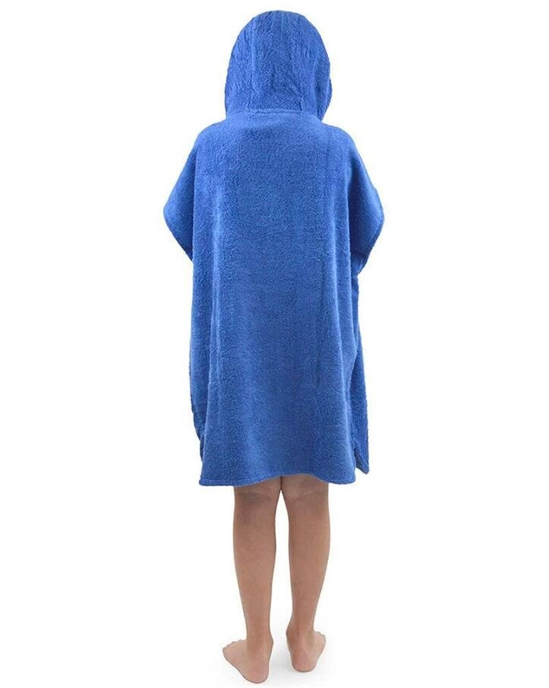 Microfiber Cotton Hooded Surf Poncho Beach Towels for Kids Hooded Towel for Teen Soft Flannel Changing Robe