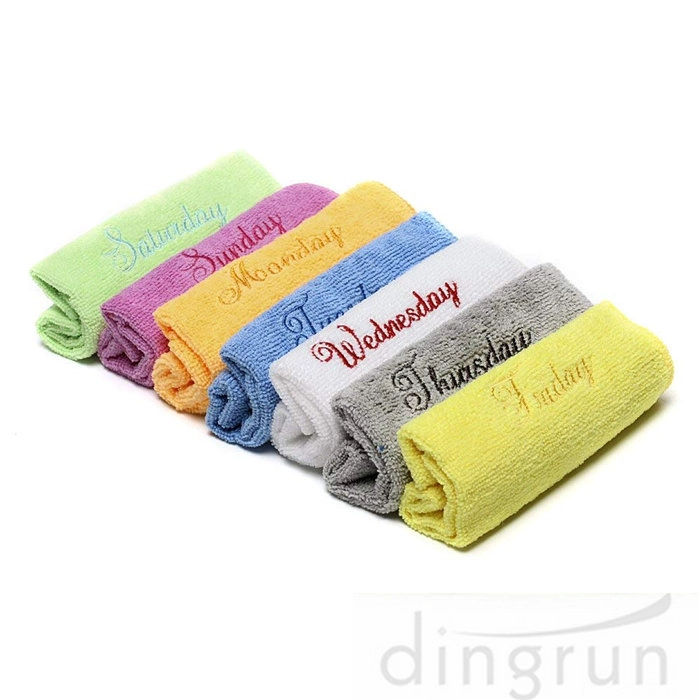 Microfiber Face Towels Washcloths Soft Fast Drying Cleaning Towel
