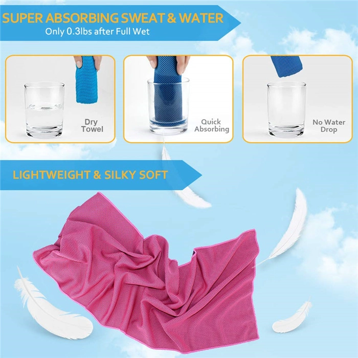 Microfiber Towel Cooling Towel Super Absorbent Neck Scarf Hand Towels Sport Towel