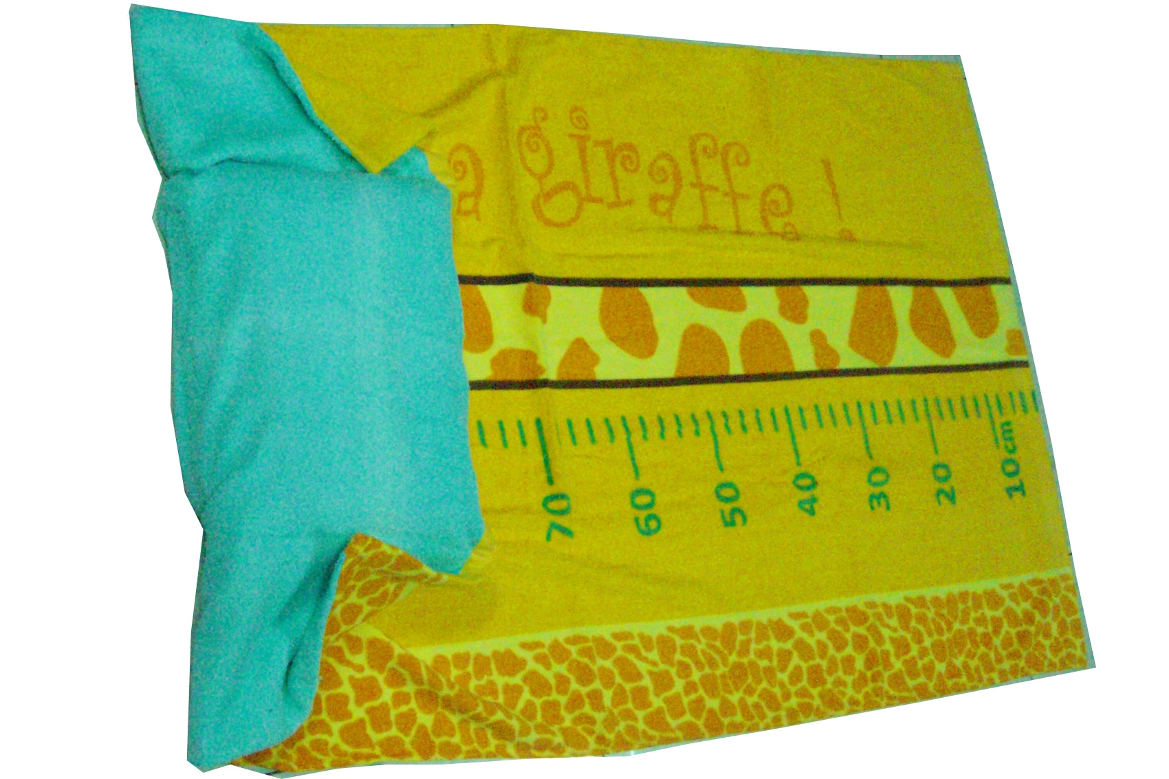 New style 100% cotton reactive printed beach towel with pillow