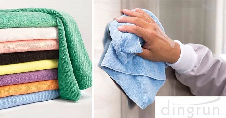 OEM Welkom kleurrijke aangepaste microfiber handdoeken droog snel gebruik zachte