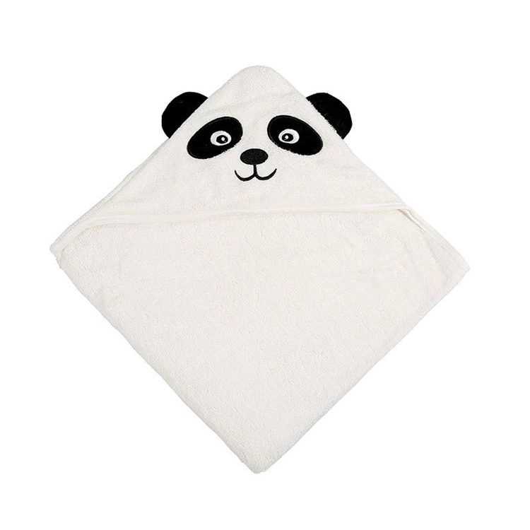 Organic Bamboo Baby Animal Hooded Towel