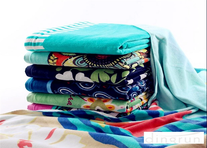 PBK Children Full Color , Thick Absorbent Custom printed Beach Towels 80*160cm