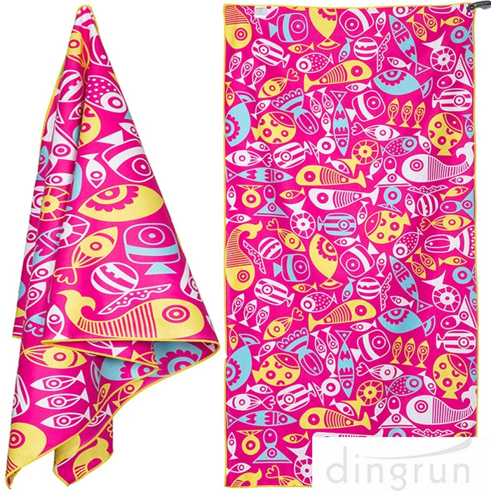 Printed Microfiber Beach Towels