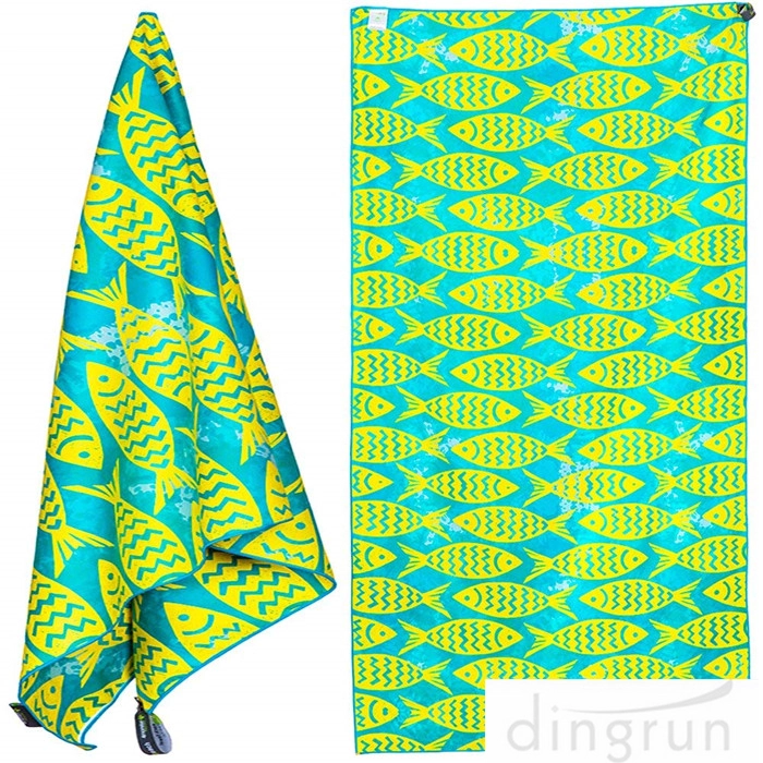 Printed Microfiber Beach Towels
