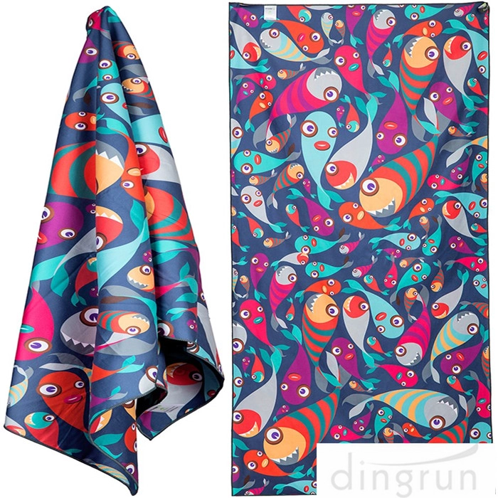 Printed Microfiber Beach Towels