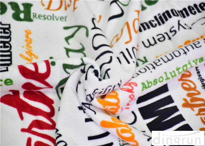 Promotional Large Size Monogrammed Beach Towels 100% Cotton