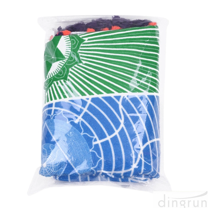 与缨子的彩虹瑜伽海滩毛巾毯子毛巾
