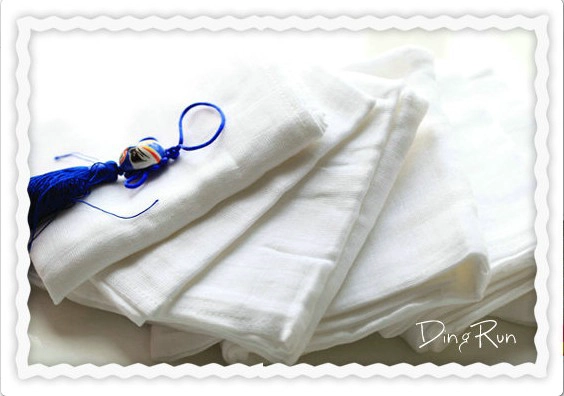 Checks gauze fabric baby diaper