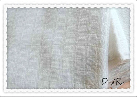 Checks gauze fabric baby diaper