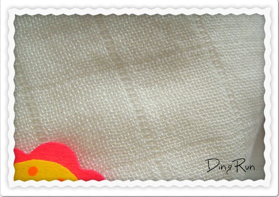 Checks gauze fabric baby diaper