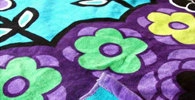100% cotton,reactive velour two side printed beach towel