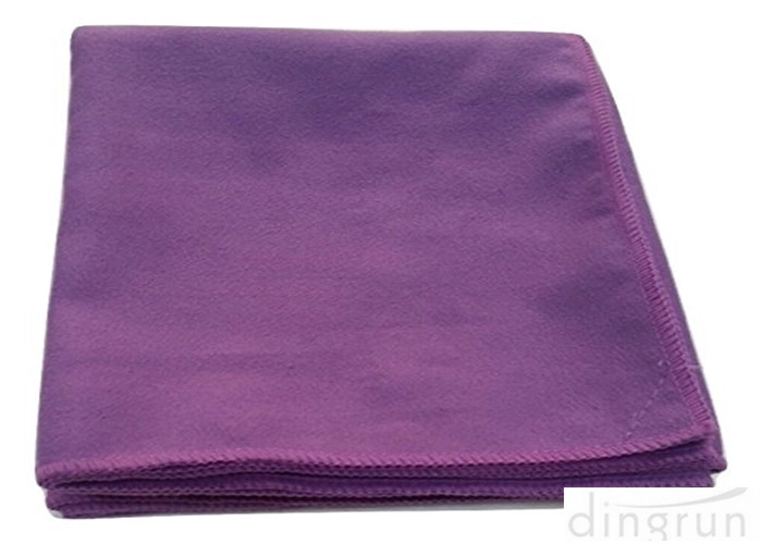 Suede 100 Polyester Microfiber Travel Towel With Mesh Bag