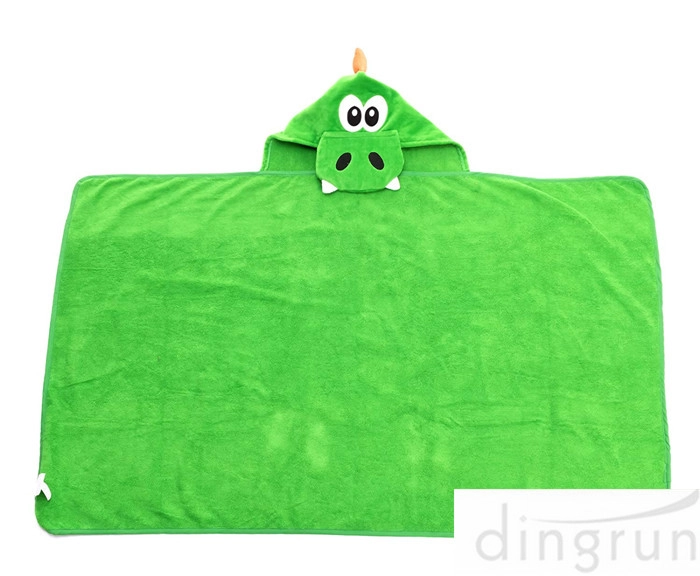 Ultrazachte Shark-handdoek met een kap voor Bath Beach Pool