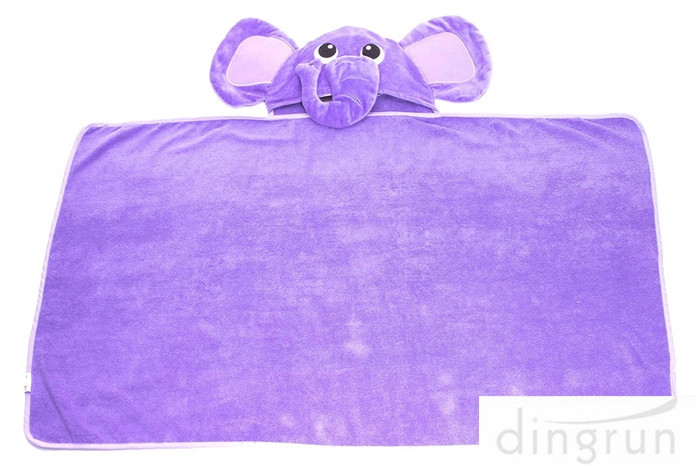 Ultrazachte Shark-handdoek met een kap voor Bath Beach Pool