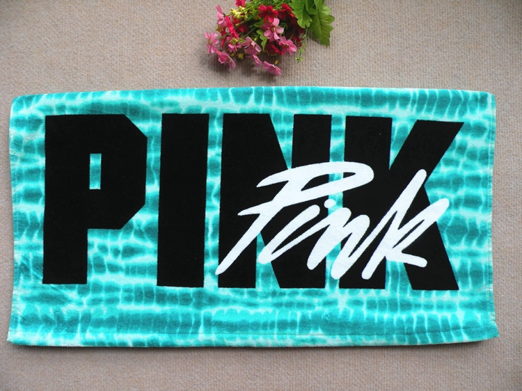 Velour katoenen handdoek voor bad, Roze strandlaken Online, Beste Roze strandlaken