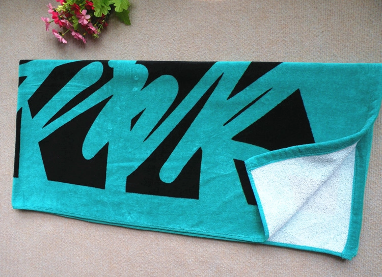 Velour katoenen handdoek voor bad, Roze strandlaken Online, Beste Roze strandlaken